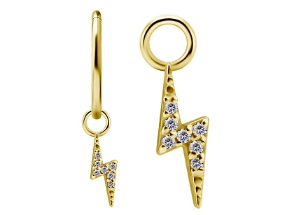 Подвеска из кобальт-хрома Volt Crystal Gold